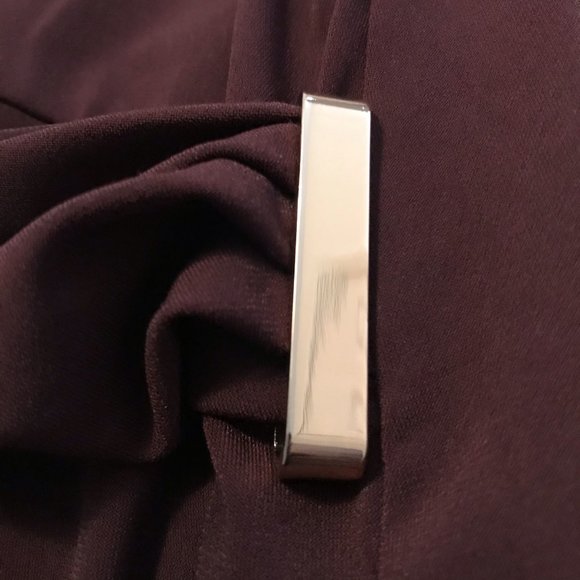 NWOT Charter Club Plus Faux-Wrap Hardware Top - Picture 3 of 6